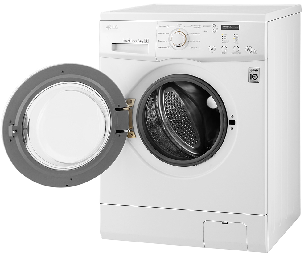 Стиральная машина LG FH0C3ND1 6 кг / 1000 об/мин / A+++ / Белый photo 5