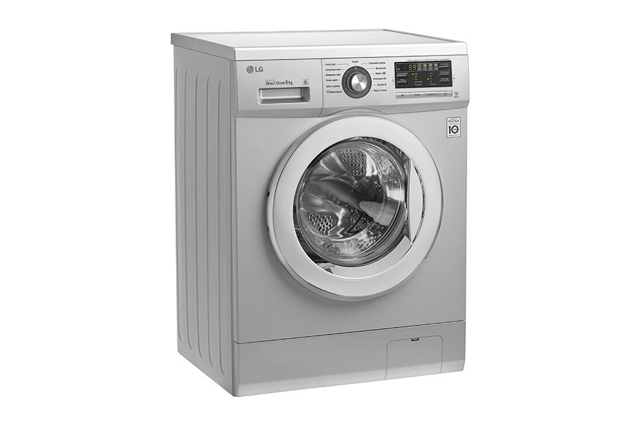 Стиральная машина LG FH0B8ND4 6 кг / 1000 об/мин / A / Cерый photo 2