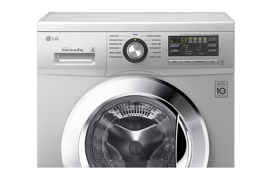Стиральная машина LG FH0B8ND4 6 кг / 1000 об/мин / A / Cерый photo 4