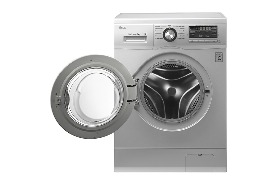 Стиральная машина LG FH0B8ND4 6 кг / 1000 об/мин / A / Cерый photo 6