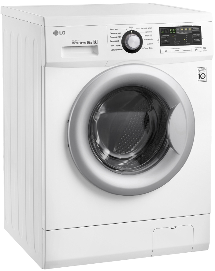 Стиральная машина LG FH0B8ND7 6 кг / 1000 об/мин / A+++ / Белый photo 6