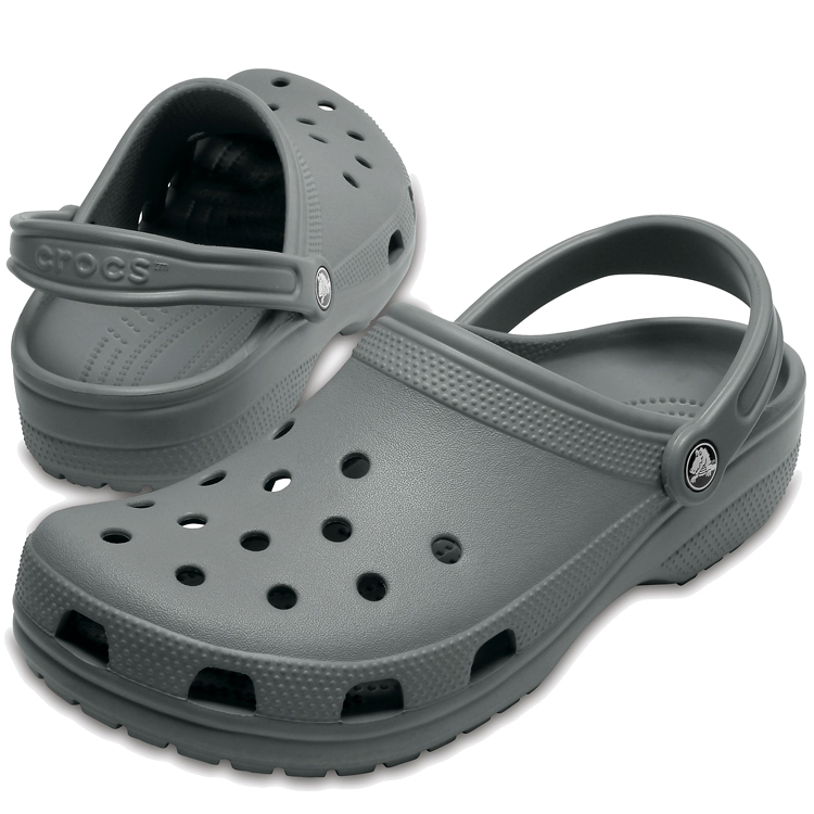Шлепанцы Crocs Classic / Мужской / 38-39 / Серый photo 3