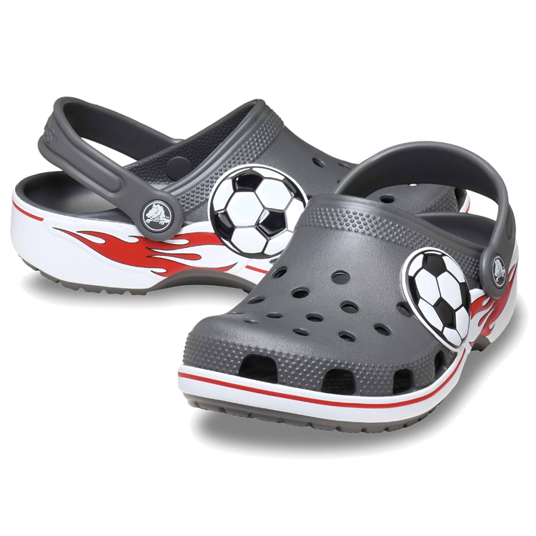 Slapi Crocs Classic Soccer Band Clog K pt Barbati / 28-29 / Gri photo 2