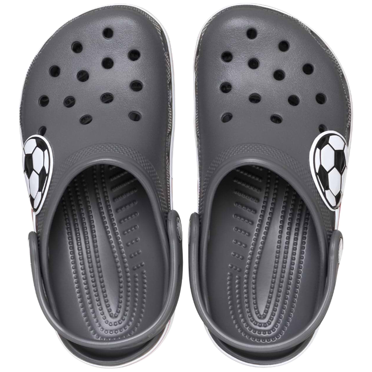 Slapi Crocs Classic Soccer Band Clog K pt Barbati / 28-29 / Gri photo 4