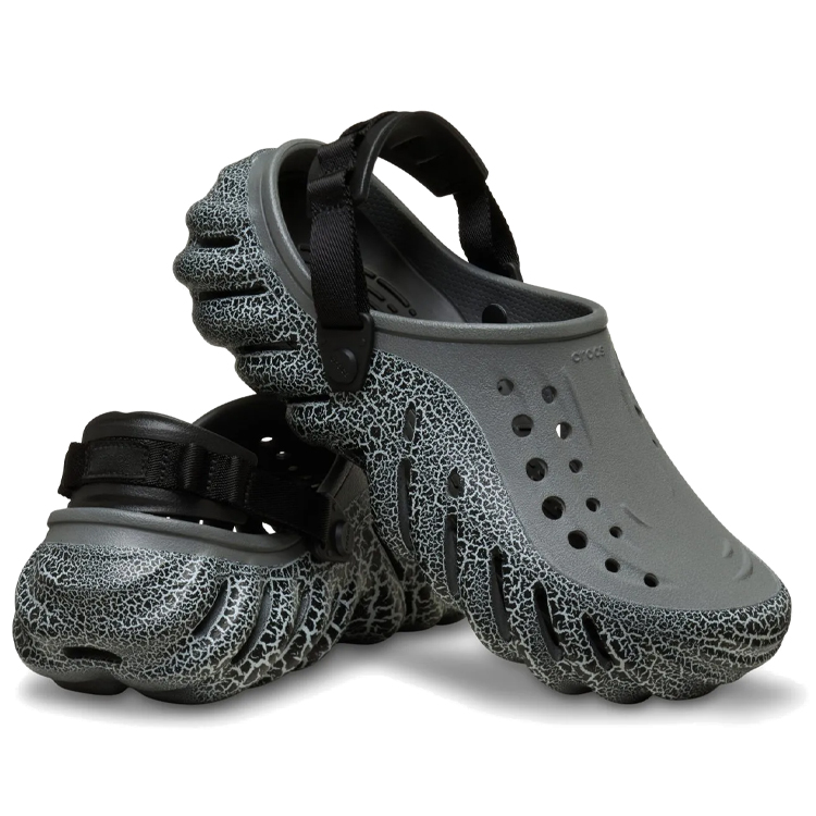 Шлепанцы Crocs Echo Crackle Clog / Мужской / 42-43 / Черный photo 5