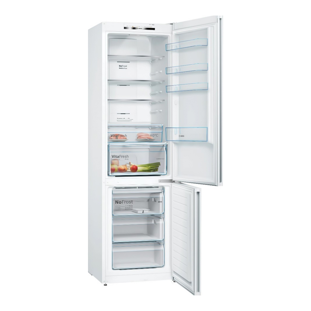 Холодильник двухдверный Bosch KGN392WDA / 368 л / 203 см / D / Белый photo 2