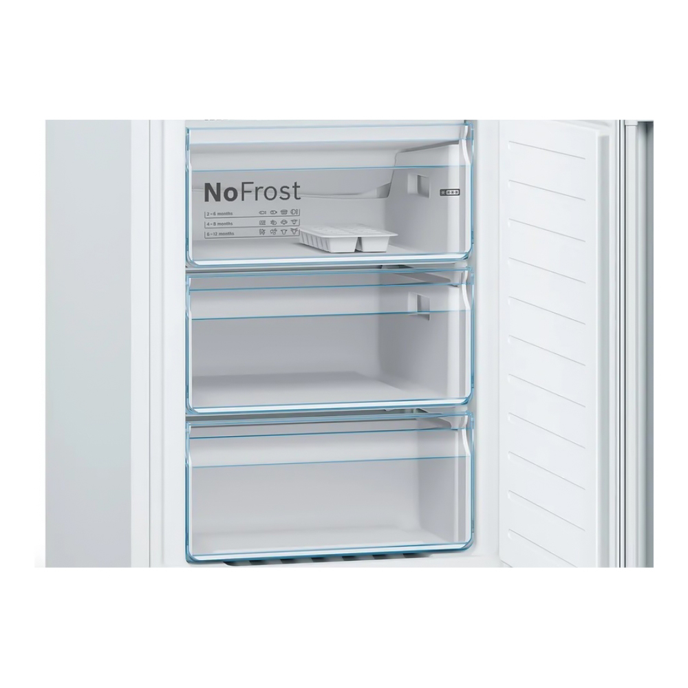 Холодильник двухдверный Bosch KGN392WDA / 368 л / 203 см / D / Белый photo 6