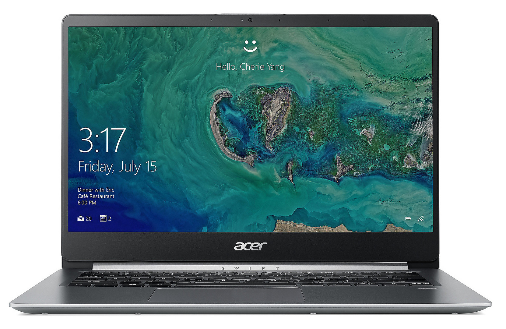 Ноутбук Acer Ультрабук Swift 1 Swift 1 Sparkly Silver (SF114-32-P7DA) 14” / 8 ГБ / 256 ГБ / Pentium Silver / UHD Graphics 605 / Серебристый photo 1 Ноутбук Acer Ультрабук Swift 1 Swift 1 Sparkly Silver (SF114-32-P7DA) 14” / 8 ГБ / 256 ГБ / Pentium Silver / UHD Graphics 605 / Серебристый photo 1