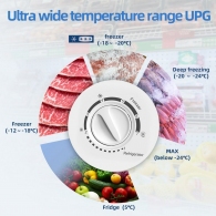 Морозильный ларь Chiq FCF142DB, 142 л, 83.5 см, F (A+), Белый  thumbnav 6