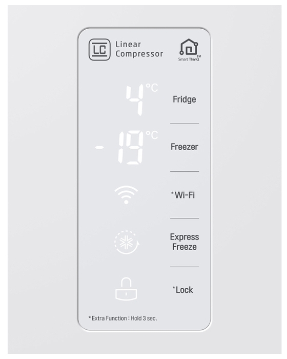 Frigider Side-by-Side LG GCB247SVDC / 626 l / 179 cm / A+ / Alb photo 6