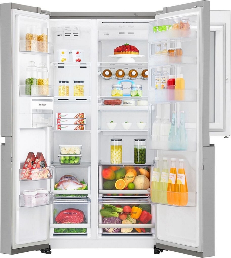 Frigider Side-by-Side LG GC-Q247CADC / 626 l / 179 cm / A+ / Gri photo 2
