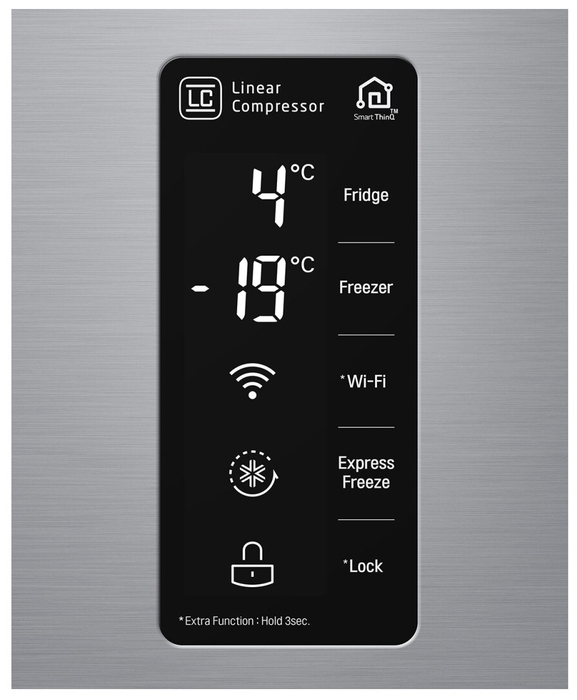 Frigider Side-by-Side LG GCB247SMDC / 626 l / 179 cm / A+  photo 4