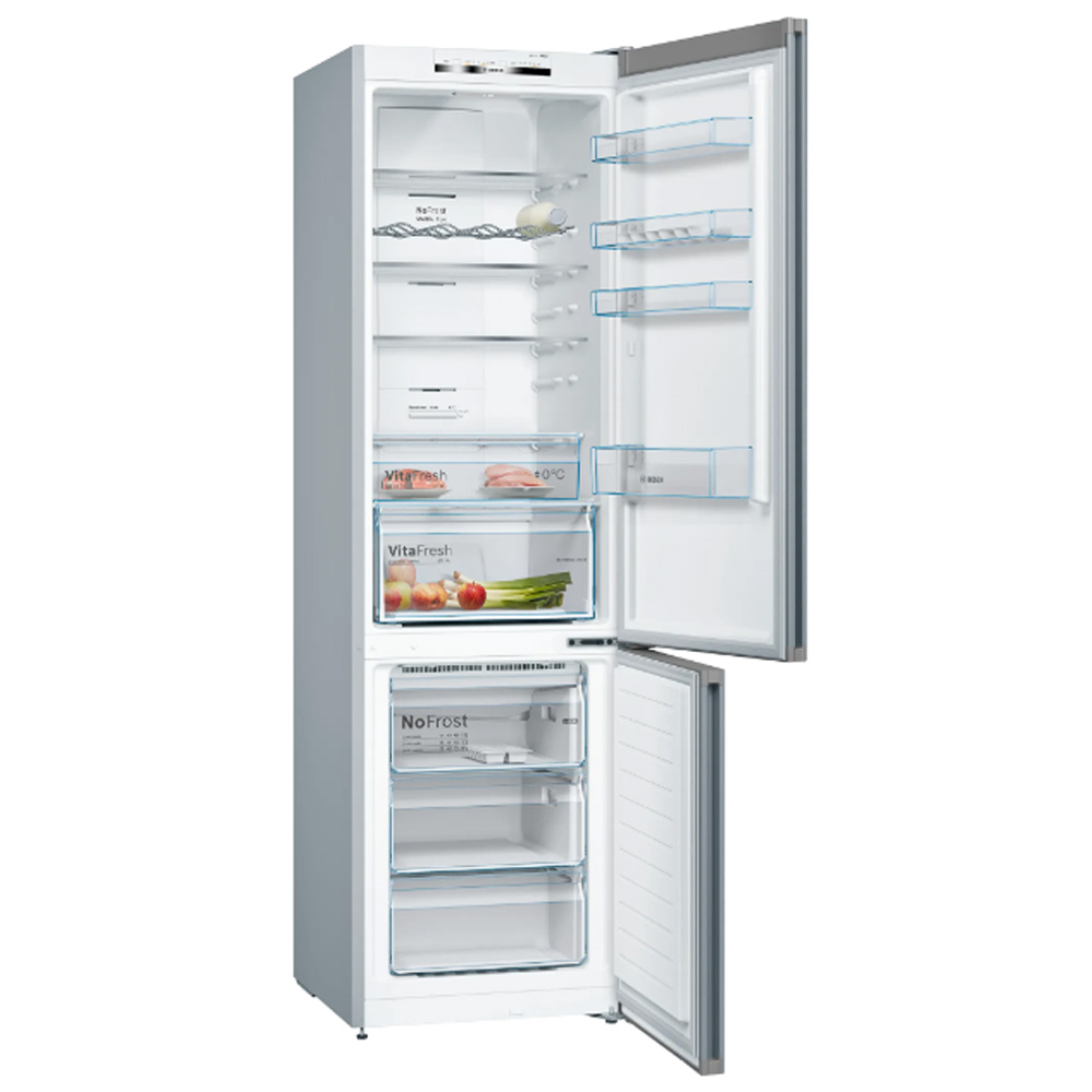 Холодильник двухдверный Bosch KGN392LDC / 368 л / 203 см / D / Серый photo 2