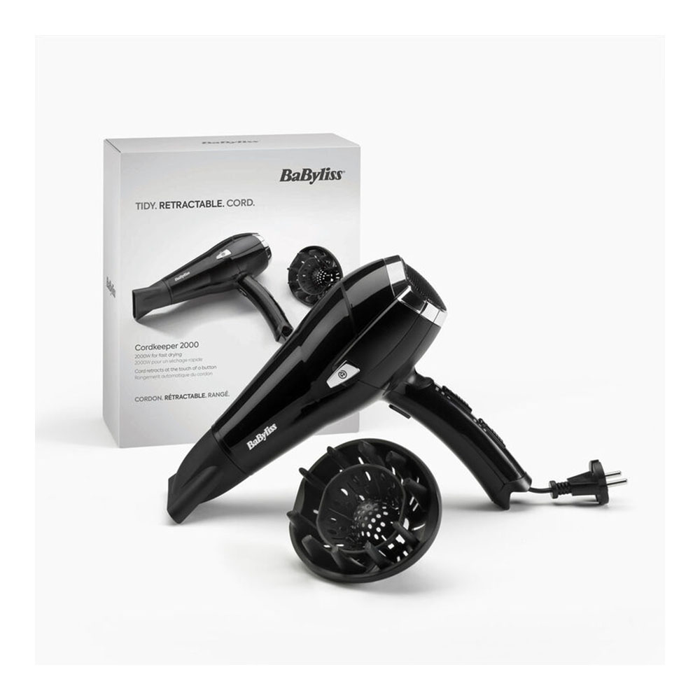 Uscator de par Babyliss D374DE 2000W Negru photo 7