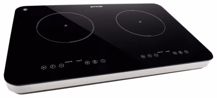 Plita de masa electrica Gorenje ICG3400DP, 2 arzatoare, 3400 W, Negru 