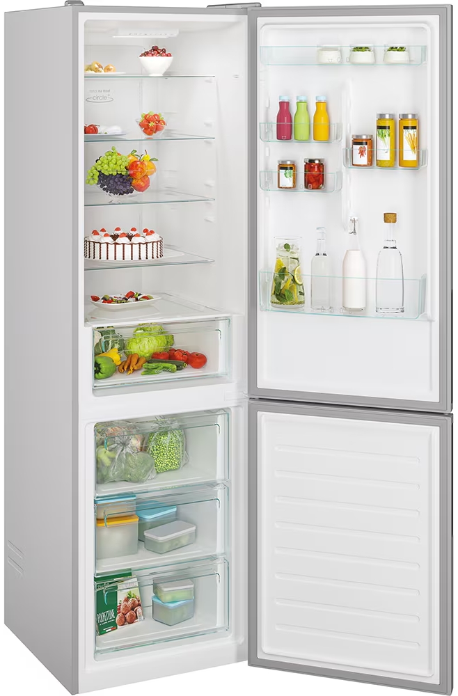 Frigider cu doua usi Candy CCE4T620DS / 377 l / 200 cm / D / Alb photo 2