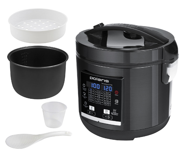 Multifierbator Polaris PMC0576ADS / 5 l si mai mult / 750 / 54 programe / Negru cu inox photo 3