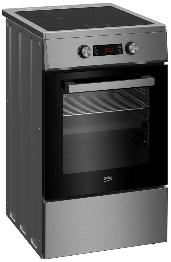 Электрическая плита Beko FSM58301XCDT / 3 конфорок / Стеклокерамика photo 3