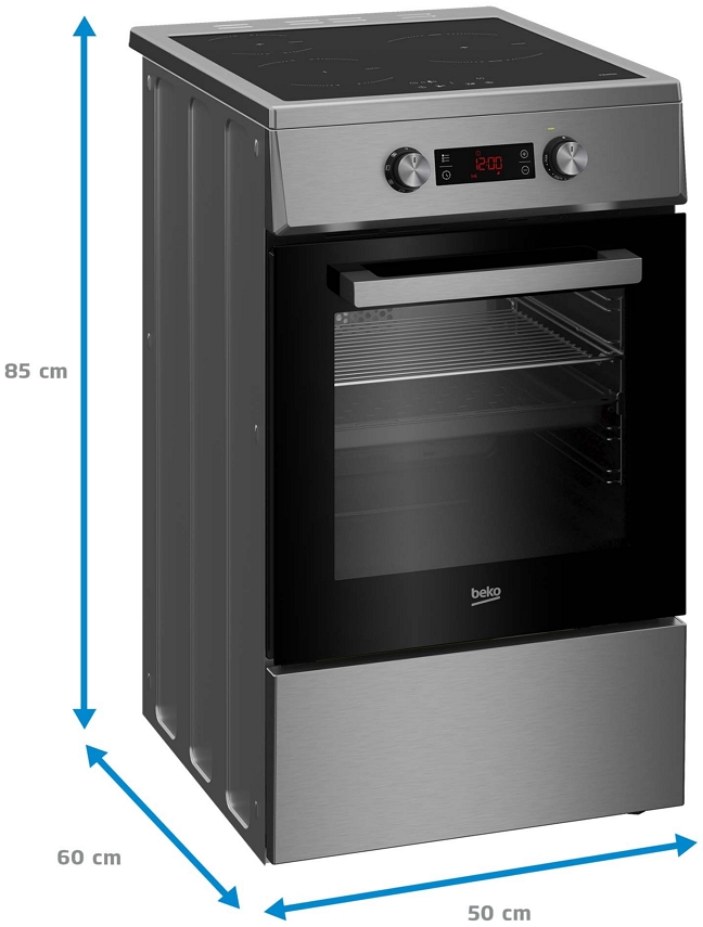 Электрическая плита Beko FSM58301XCDT / 3 конфорок / Стеклокерамика photo 7