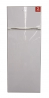 Холодильник с верхней морозильной камерой KUBB KG212DT, 212 л, 143 см, A+, Белый