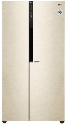 Frigider Side-by-Side LG GCB247JEDV / 613 l / 179 cm / A+ / Bej photo 1