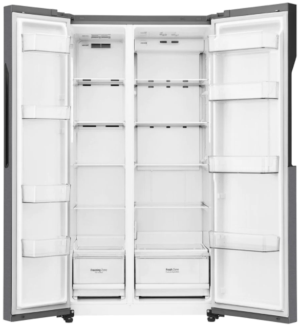 Frigider Side-by-Side LG GCB247JLDV / 613 l / 179 cm / A+ / Gri photo 2