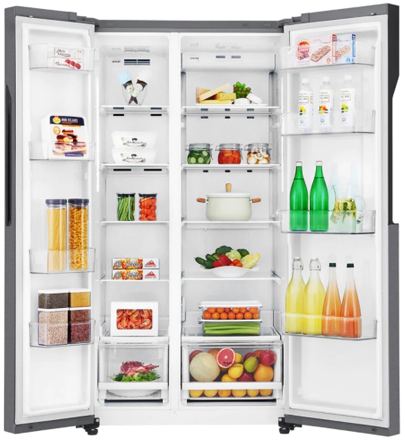 Frigider Side-by-Side LG GCB247JLDV / 613 l / 179 cm / A+ / Gri photo 6