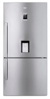 Холодильник с нижней морозильной камерой Beko CN161230DX, 552 л, 181.4 см, A++, Серебристый
