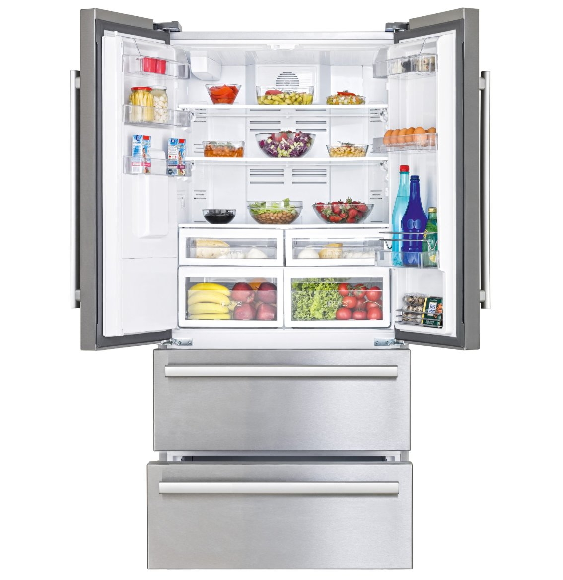 Холодильник Side-by-Side Beko GNE60521DX / 550 л / 182 см / A+ / Серый photo 2