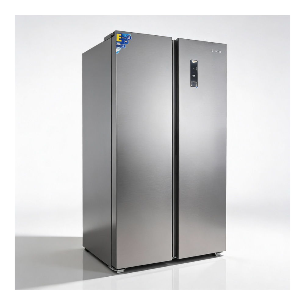 Frigider Side-by-Side Eurolux SBS501WPDX / 473 l / 181 cm / E / Gri photo 2