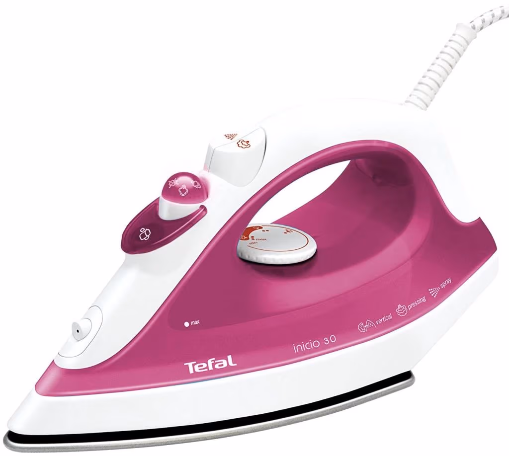 Fier de calcat Tefal FV1243E0 , 200 ml, Roz 