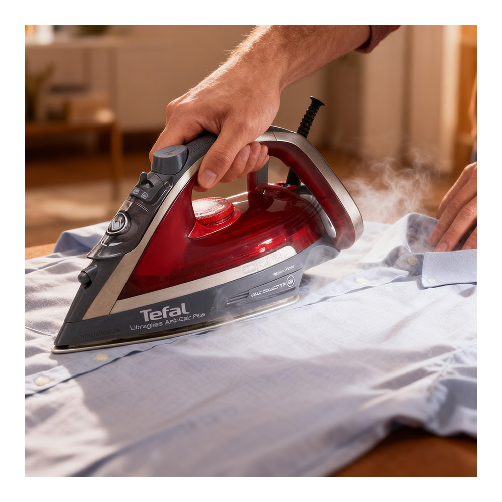 Fier de calcat Tefal FV6840E0, 2800W, Aluminiu photo 6