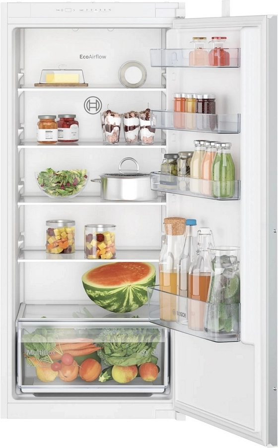 Встраиваемый холодильник Bosch KIR41NSE0, 204 л, 122.1 см, A++, Белый