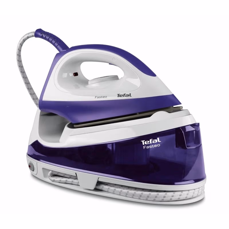 Утюг с парогенератором Tefal SV6020E0, 2200 Вт, 1200 мл, Белый/Фиолетовый