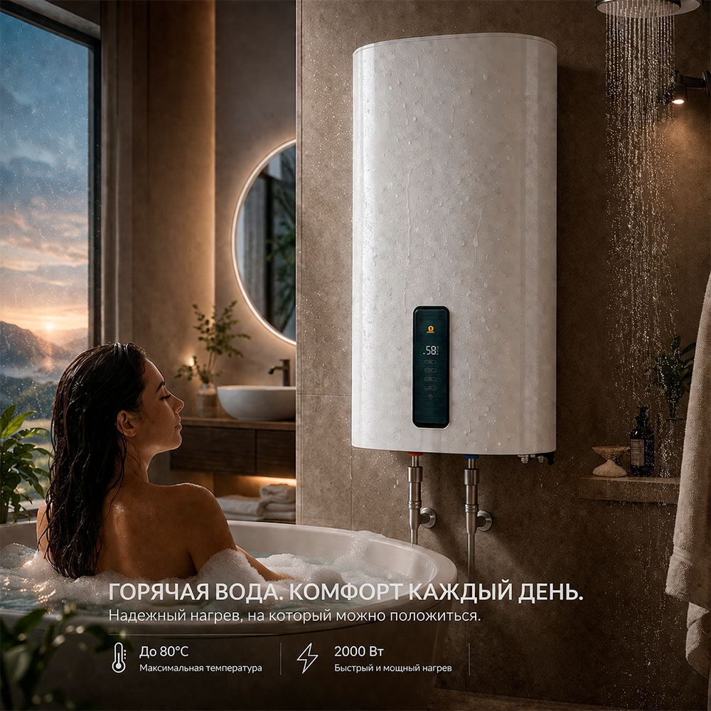 Incalzitor de apa electric vertical Haier  ES80V-FE1(EU) photo 5