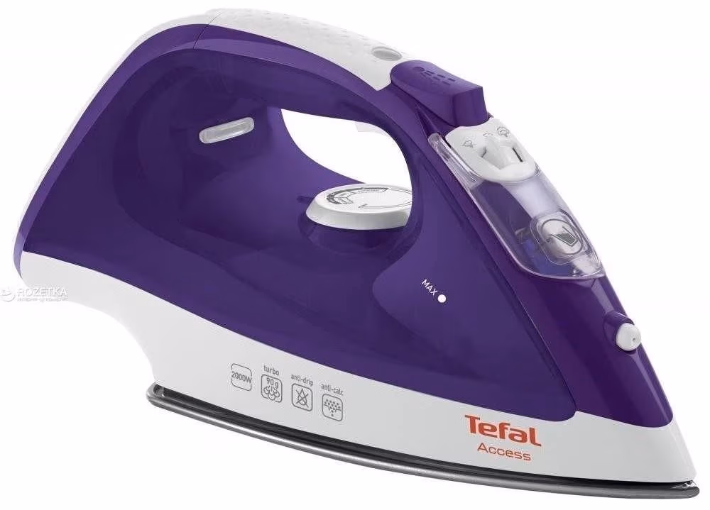 Fier de calcat Tefal FV1526E1 , 200 ml, Violet 