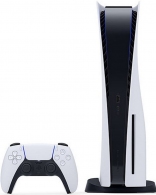 Consola pentru jocuri Sony PlayStation 5 White + God of War Ragnarok + Grand Theft Auto 5 thumbnav 1