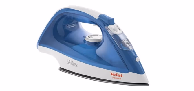 Утюг Tefal FV1511E3 , Менее 120 г/мин г/мин, 250 мл, Синий