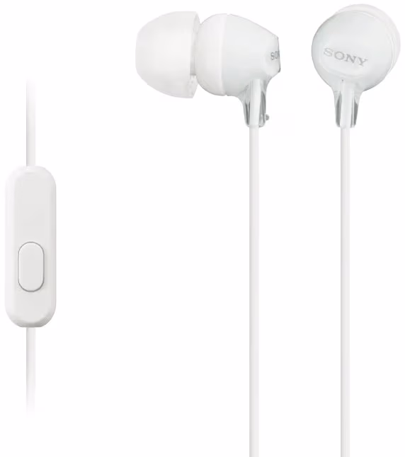 Наушники проводные Sony MDR-EX15 AP White 