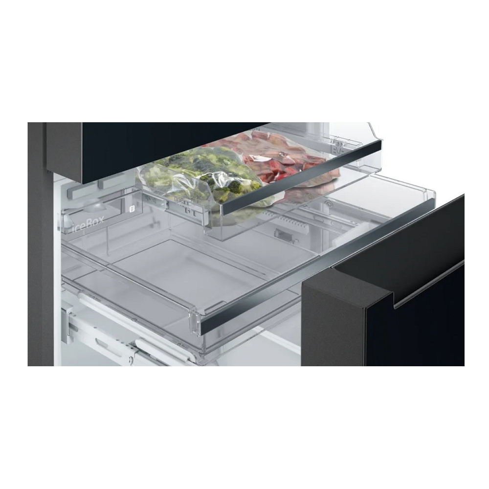 Frigider French Door Siemens KF96RSBEA / 572 l / 183 cm / E / Negru photo 5