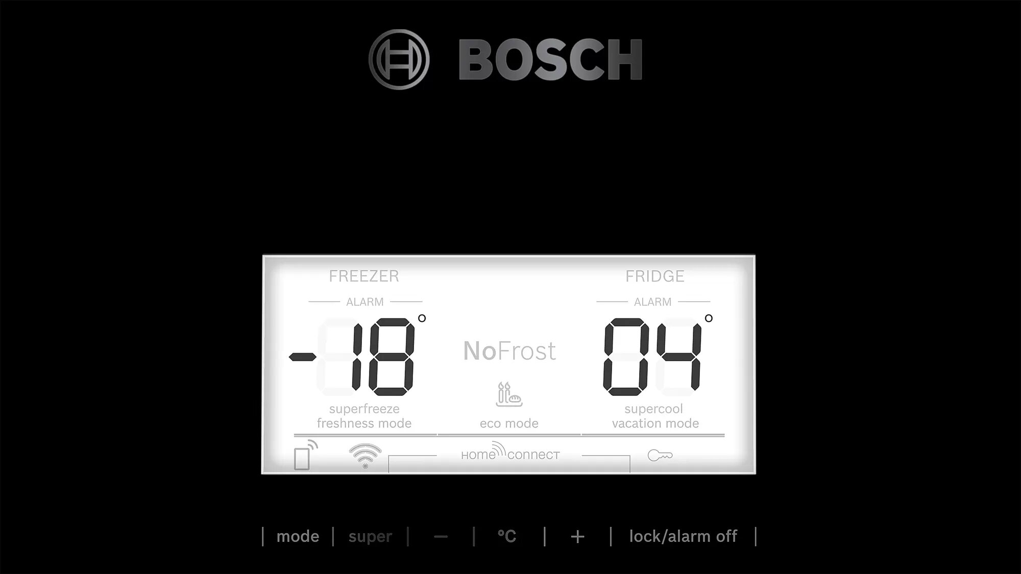 Frigider cu doua usi Bosch KGN49LBEA / 330 l / 203 cm / A++ / Negru photo 4