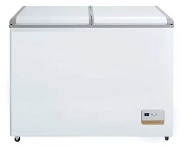 Lada frigorifica+frigider Midea LFUD311E LED, 311 l, 87 cm, A, Alb