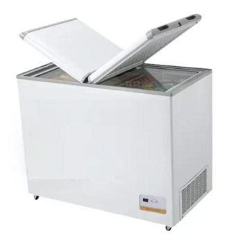 Lada frigorifica+frigider Midea LFUD311E LED photo 2