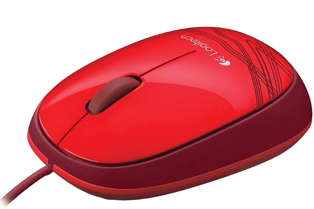 Проводная мышь Logitech M105 Kрасный / Оптическая / Kрасный photo 1