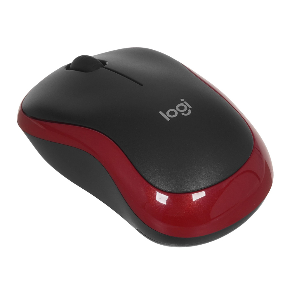 Беспроводная мышь Logitech M185 Red Black / / Black photo 4