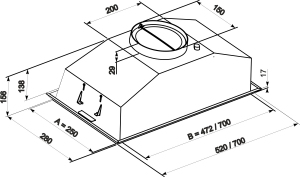 Hota incorporabila Tornado MODUL 700 52 LED thumbnav 3