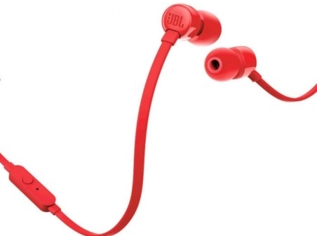 Наушники проводные JBL T 110 RED