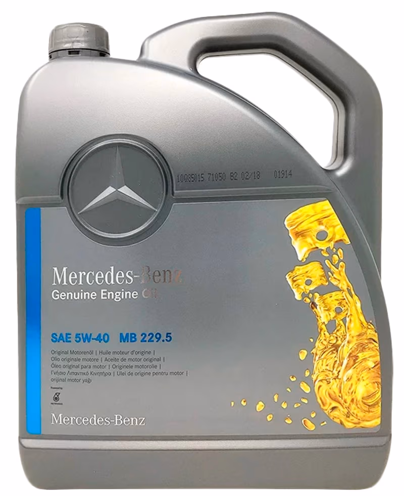 Моторное масло MERCEDES-BENZ MB 229.5  5W40 5L 