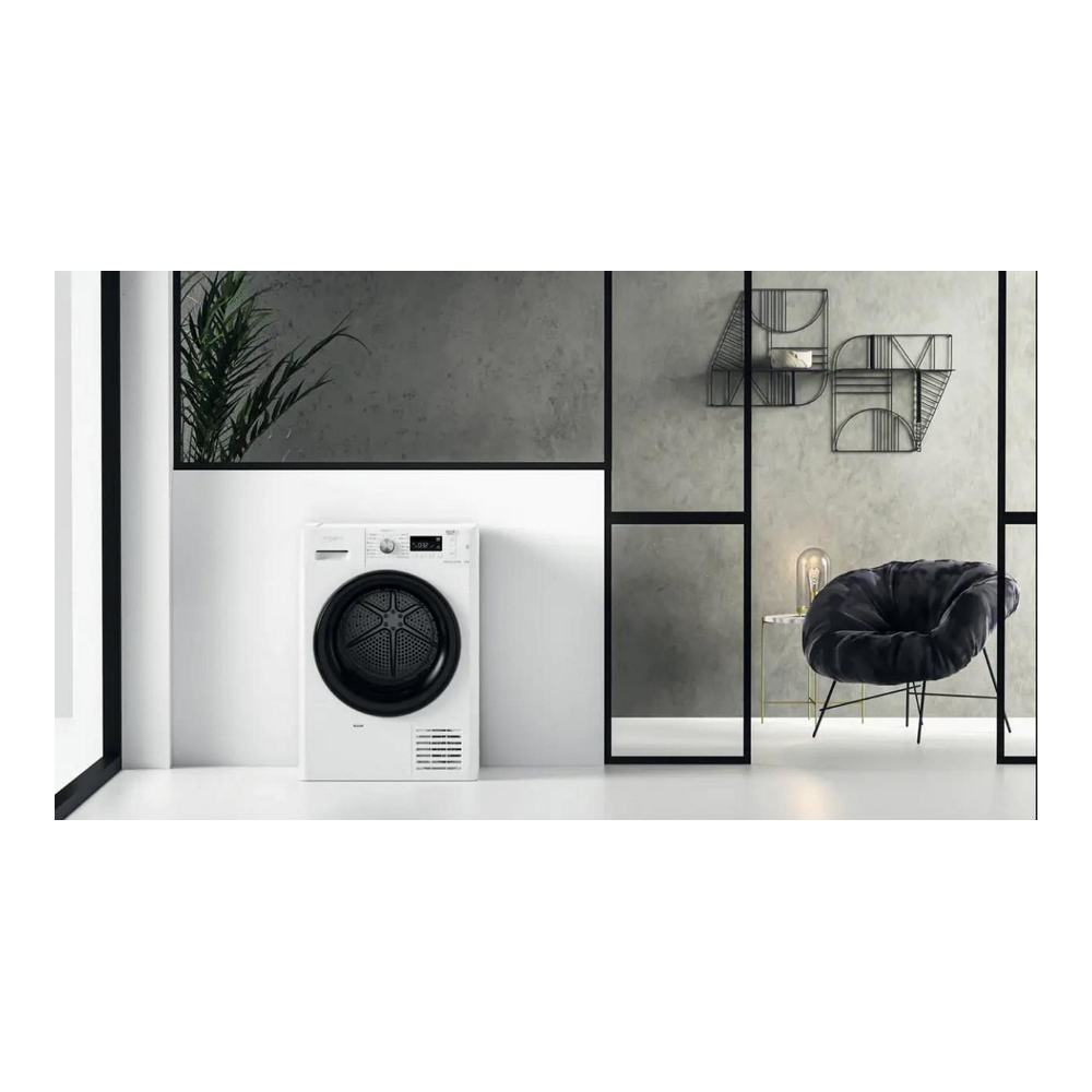 Сушильная машина с тепловым насосом Whirlpool FTM1182BEE / 8 кг / A++ / Белый photo 7