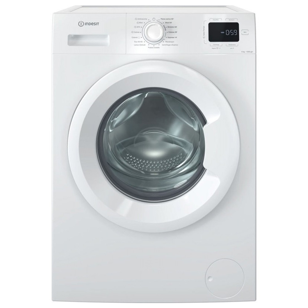 Стиральная машина Indesit IM640MYTIMEEE 6 кг / 1000 об/мин / B / Белый photo 1